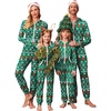 Ekouaer Christmas Matching Family Onesie Pajamas Hoodie One Piece Pajamas Zipper Thermal Sleepwear with Pockets Family Christmas Socks Print Women M