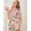 Ekouaer Silk Pajamas for Women 2 Piece Satin Pj Set Ruffle Tie Short Sleeve Sleepwear Comfy Loungewear with Pockets(Pink Puppy)