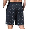 Ekouaer Men’s Pajama Shorts Soft Sleepwear Bottoms Elastic Waistband Loungewear Breathable Men Shorts with Pockets(Turtle)