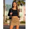 Ekouaer Womens Long Sleeve Crop Tops Scoop Neck Raglan Shirts Slim Fit Underscrub Basic Fashion Clothing XS-XXL(A – Black)