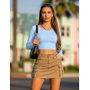 Ekouaer Womens Long Sleeve Crop Tops Scoop Neck Raglan Shirts Slim Fit Underscrub Basic Fashion Clothing XS-XXL(Baby Blue)