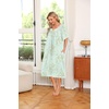 Ekouaer 2 Pack House Dresses for Women with Pockets Short Sleeve Moo Moos Floral Print Mumu Dresses(Floral Light Green/Floral Pink)