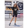 Ekouaer 2 Pack Womens Tops Short Sleeve Oversized T Shirts Summer Spring Tops 2025 Basic Casual Tee Top S-XXL(Dark Grey/Black Heart)