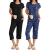 2 Pack-black/Blue Stars
