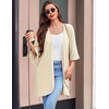 Ekouaer Robes for Women Lightweight Waffle Knit Short Bath Robe Knee Length Ruffle Ladies Loungewear(Beige)