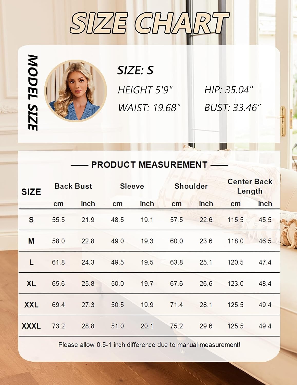 image:imageEkouaer Womens Robes Long Ribbed Knit Bathrobe Kimono Robe Lightweight Soft Sleepwear Casual Ladies Loungewear with PocketsMocha Brown
