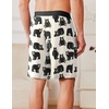 Ekouaer Men’s Pajama Shorts Soft Comfy Sleep Bottoms 2 Pack Casual Lounge Sleepwear Pants with Pockets(Papa Bear+navy Blue)
