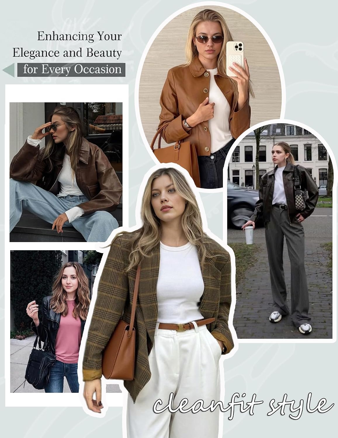 image:imageEkouaer 3 Pack Long Sleeve Shirts for Women Crew Neck Thermal Tops Lightweight Base Layer Undershirt Tees 2025 SXXLBlackCoffeeBeige