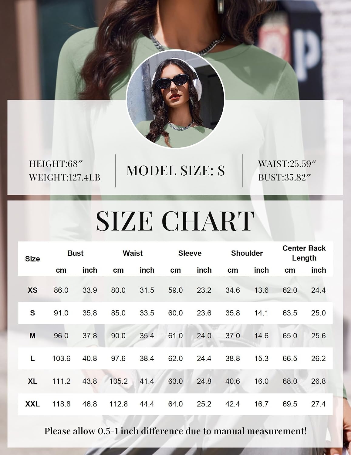 image:imageEkouaer 3 Pack Long Sleeve Shirts for Women Crew Neck Thermal Tops Lightweight Base Layer Undershirt Tees 2025 SXXLBlackCoffeeBeige