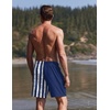 Ekouaer Mens Swim Trunks 7 Inch Quick Dry Breathable Board Shorts Beach Bathing Suit Lightweight Swimsuit Swimwear(American Flag(vintage Blue))