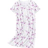 Floral Purple White