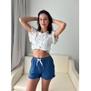 Ekouaer 2 Pack Womens Pajama Shorts 2026 Summer Casual Lounge Sleep Short Ruffle Soft Comfy Pj Bottoms with Pockets(Navy)