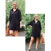 Ekouaer Swimsuit Coverup for Women Bathing Suit Cover Up 2026 Summer Beach Vacation Outfits(Black)