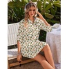 Ekouaer Swimsuit Coverup for Women Bathing Suit Cover Up 2026 Summer Beach Vacation Outfits(Flower Butterfly)