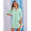 Ekouaer Swimsuit Coverup for Women Bathing Suit Cover Up 2026 Summer Beach Vacation Outfits(Light Green)