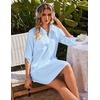 Ekouaer Swimsuit Coverup for Women Bathing Suit Cover Up 2026 Summer Beach Vacation Outfits(Sky Blue)