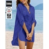 Ekouaer Swimsuit Coverup for Women Bathing Suit Cover Up 2026 Summer Beach Vacation Outfits(Snorkel Blue)