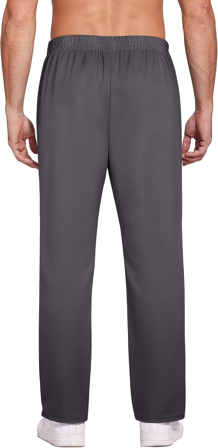 image:imageEkouaer Mens Pajama Pants Plaid Lounge Pants Soft Pj Bottoms with Pockets Mens Plaid Pajama PantsMens Pj Pants with Pockets amp DrawstringLong Lounge PantsChristmas Pj BottomsUnisex Pajama BottomsDark Grey