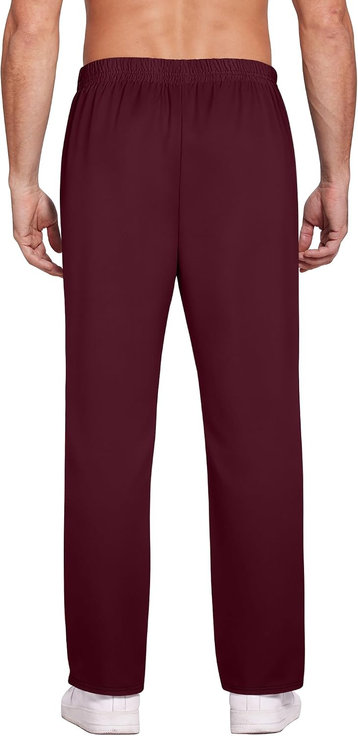 image:imageEkouaer Mens Pajama Pants Plaid Lounge Pants Soft Pj Bottoms with Pockets Mens Plaid Pajama PantsMens Pj Pants with Pockets amp DrawstringLong Lounge PantsChristmas Pj BottomsUnisex Pajama BottomsDark Red