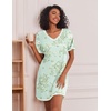 Ekouaer 3 Pack Nightgowns for Women Short Sleeve Sleep Shirt Soft Sleepwear | T shirt Nightgown V Neck Nightshirts Soft Sleepwear Dress Ladies Pajama Dress Plus Size Sleeping Gown Comfy Nightdress(Little Daisy/Blue Stars/Pink Stripes)