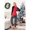 Ekouaer Christmas Pajamas for Women Cute Print Long Sleeve Pj Lounge Set | Soft Womens Christmas Pjs,Joggers Long Pants Sleepwear,2 Piece loungewear for Xmas,Holiday,Fall and Winter(Pat12_christmas Lights)