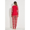 Ekouaer Christmas Pajamas for Women Cute Print Long Sleeve Pj Lounge Set | Soft Womens Christmas Pjs,Joggers Long Pants Sleepwear,2 Piece loungewear for Xmas,Holiday,Fall and Winter(Pat10_christmas Tree3)