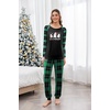 Ekouaer Christmas Pajamas for Women Cute Print Long Sleeve Pj Lounge Set | Soft Womens Christmas Pjs,Joggers Long Pants Sleepwear,2 Piece loungewear for Xmas,Holiday,Fall and Winter(Pat14_tree)