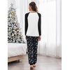 Ekouaer Christmas Pajamas for Women Cute Print Long Sleeve Pj Lounge Set | Soft Womens Christmas Pjs,Joggers Long Pants Sleepwear,2 Piece loungewear for Xmas,Holiday,Fall and Winter(Pat15_santa)