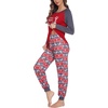 Ekouaer Christmas Pajamas for Women Cute Print Long Sleeve Pj Lounge Set | Soft Womens Christmas Pjs,Joggers Long Pants Sleepwear,2 Piece loungewear for Xmas,Holiday,Fall and Winter(Pattern4_antlers)