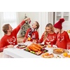 Ekouaer Family Christmas Pajamas Matching Sets Soft Long Sleeve for Womens Mens Kids Pjs Family Sleepwear Holiday Lounge Sets(Red- Elk Head)