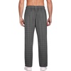 Ekouaer Men’s Pajama Pants Plaid Lounge Pants Soft Pj Bottoms with Pockets | Mens Plaid Pajama Pants,Mens Pj Pants with Pockets & Drawstring,Long Lounge Pants,Christmas Pj Bottoms,Unisex Pajama Bottoms(Little Black and White Plaid)