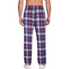 Ekouaer Men’s Pajama Pants Plaid Lounge Pants Soft Pj Bottoms with Pockets | Mens Plaid Pajama Pants,Mens Pj Pants with Pockets & Drawstring,Long Lounge Pants,Christmas Pj Bottoms,Unisex Pajama Bottoms(Red and Blue Plaid)