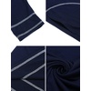 Ekouaer Women’s Long Sleeve Nightgown Full Length Nightshirt with Pockets | warm ankle length sleep dress, winter sleepwear, loose nightgown, lounging dress, vacation maxi long dress, maternity gown(A-navy Blue)