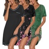 Black/Cherry Blossoms/Floral Green