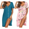 Blue Green/Pink Floral