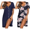 Navy/Black Floral
