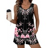 Large Floral/Blac