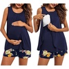Floral Navy Blue