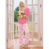 Ekouaer 2 Pack Womens Pajamas Sets Short Sleeve Long Pants Pjs Lounge Set | Comfy Soft Crew Neck Sleepwear with Pockets,Casual Printed Matching Sets for Daily Wear,Gifts,Mom,Friend,Maternity(Tie-dye Blue/Tie-dye Pink)