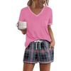 Black Pink Plaid