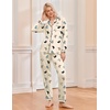 Ekouaer Pajamas Womens Long Sleeve Sleepwear Button Down Loungewear Pjs Set | Comfy Soft,Classic Notch Collar,2 Piece Matching Set for Postpartum,Maternity,Bridal,Travel,Daily,Gift(Apricot Butterfly)