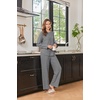 Ekouaer Womens Lounge Sets Long Sleeve Casual Pajama Fall Sleepwear Pockets | Soft Ribbed Knit Pjs, Loungewear 2 Piece Outfits, Crew neck, Curved Hem, Fashion 2026 Matching Sets Women Clothing(Dark Gray)