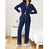 Ekouaer Womens Pajamas Set Button Down Long Sleeve Top & Pants Lounge Sets | Soft Sleepwear, Classic notch collar, ideal for Home relaxation, Wedding, Party, Daily Wear & Breastfeeding(Polka Dots)