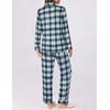 Ekouaer Womens Pajamas Set Button Down Long Sleeve Top & Pants Lounge Sets | Soft Sleepwear, Classic notch collar, ideal for Home relaxation, Wedding, Party, Daily Wear & Breastfeeding(B_blue Plaid)
