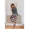 Ekouaer Pajamas For Women Comfy Long Sleeve Jogger Set Lounge Pjs Set With Pockets