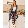 Ekouaer Robes For Women Zipper Bathrobe Short Sleeve Duster With Pockets | Zipper Front House Coat, Lightweight Sleepwear, Plus Size Loungewear, Ladies Nightgown for Mother, Postoperative Gown, Sleep(Black)