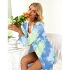 Ekouaer Women Zipper Robe Long Sleeve Housecoat Soft Nightgown with Pockets | Zip up Robes for Women, Lightweight Bathrobe, Moo Moo House Coats, Long Full Zipper Robe, Loungewear