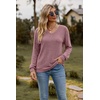 Ekouaer Women’s 2 Piece Long Sleeve Lounge Set Ribbed Knit Pajamas Set | Ribbed Knit Fabric, Soft Lounge Sets, Fall Sleepwear, Airport Outfits, Jogger Pants With Pockets, Matching Track Suits(Dusty Rose)