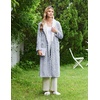 Ekouaer Women’s Robe Long Winter Plush Jacquard Bathrobe with Pockets S-XXL | Jacquard fabric, Color block, Shawl collar, Long length, Plush, Fuzzy, Fluffy, Fleece, Thick Sleepwear, Winter Lounge wear(Light Blue)