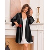 Ekouaer Silk Robes for Women Short Satin Robe 3/4 Sleeves Kimono Bathrobe | Lace Trim, Knee Length, Sexy Bride Bridsmaid Robe, Pockets, Tie(Black)